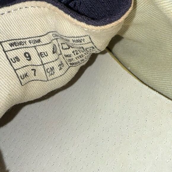 Women’s Hey Dude Wendy Funk Chambray Navy Slip-On Shoes Size 9 - Picture 7 of 7